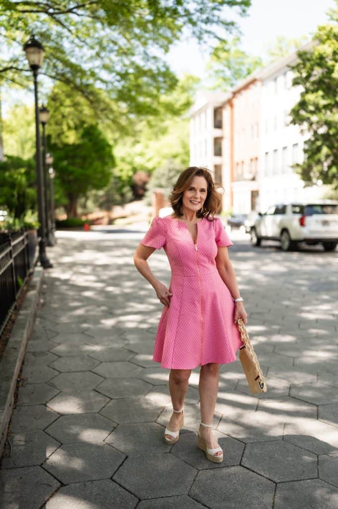 Draper James pink dress
